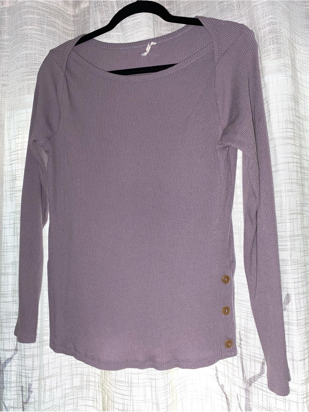 Maurices Lavender Long Sleeve Top
